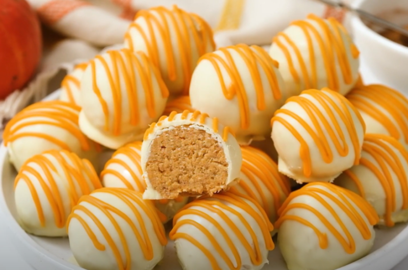 No Bake Pumpkin Cheesecake Balls