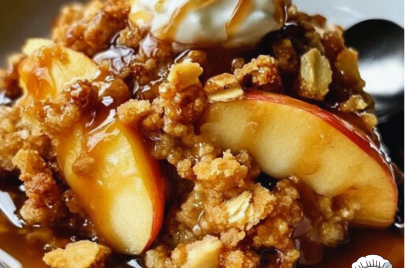 Caramel Apple Crisp