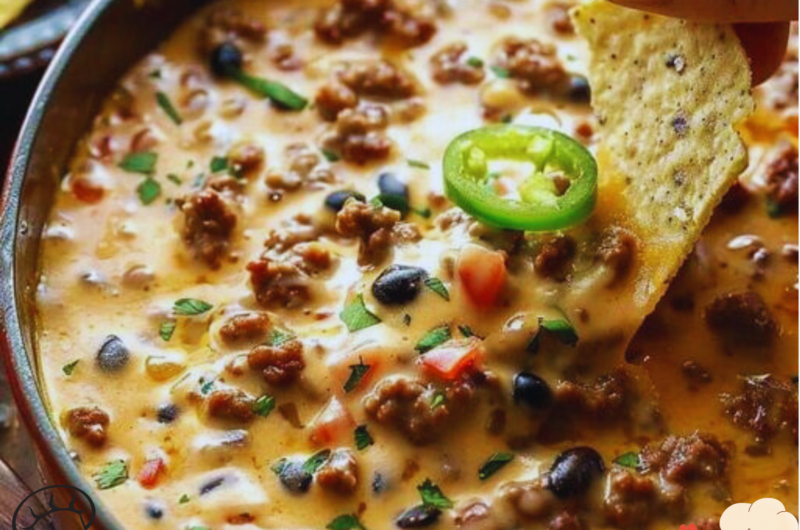 Spicy Cowboy Queso Dip