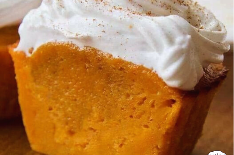 Impossible Pumpkin Pie Cupcakes