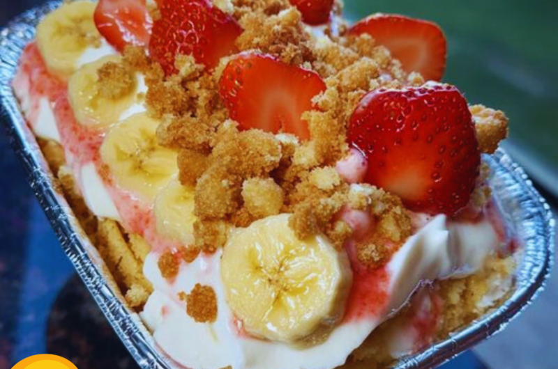 Strawberry Crunch Banana Pudding Recipe