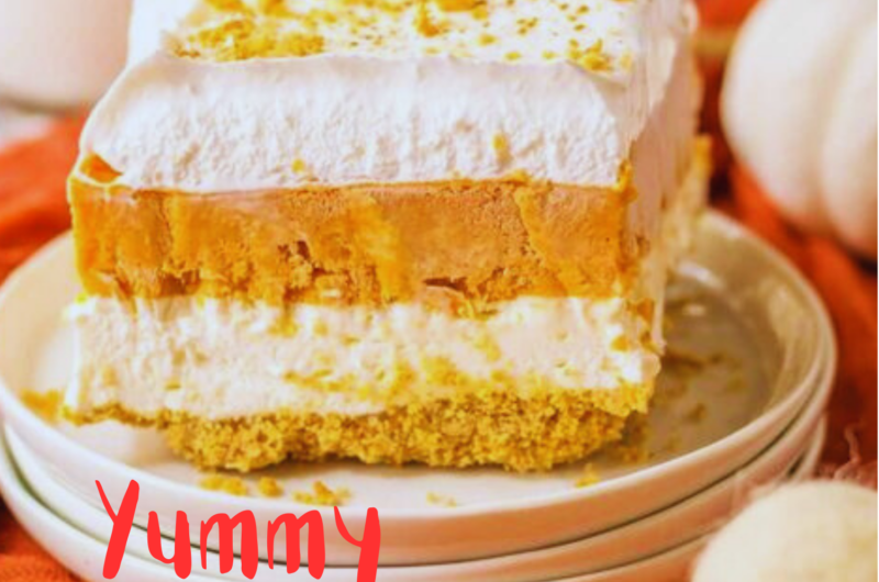 No Bake Pumpkin Lush