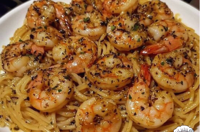 Garlic Shrimp Pasta