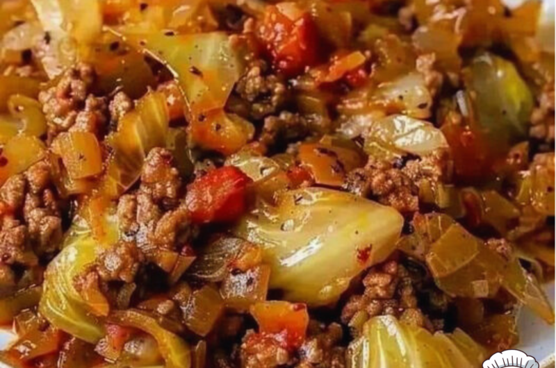 Cabbage and Ground Beef