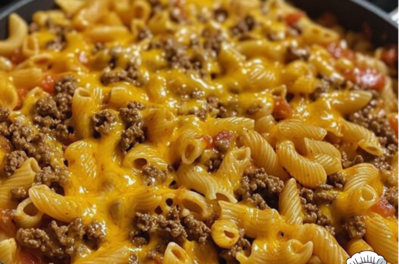 Cheesy Beef Taco Pasta