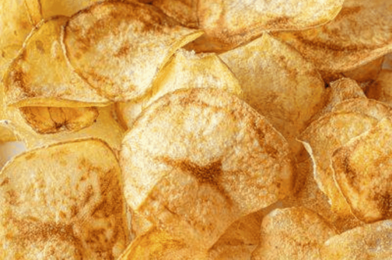 Air fryer potato chips