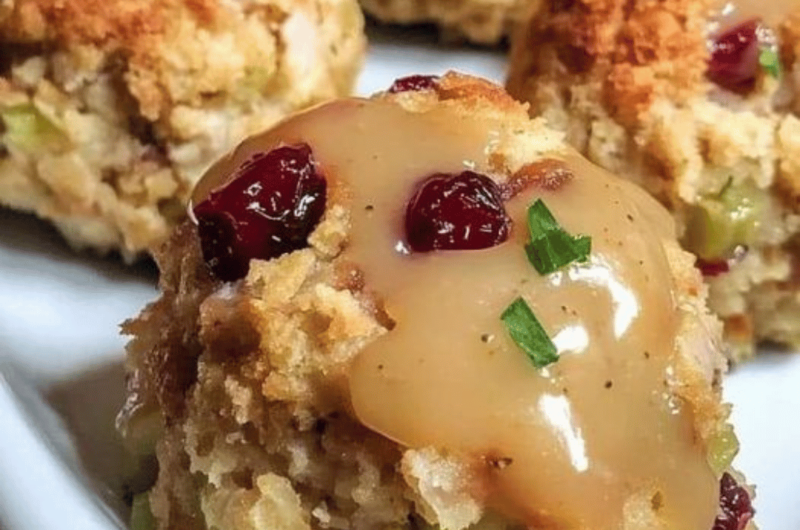 CRANBERRY/TURKEY STUFFING BALLS