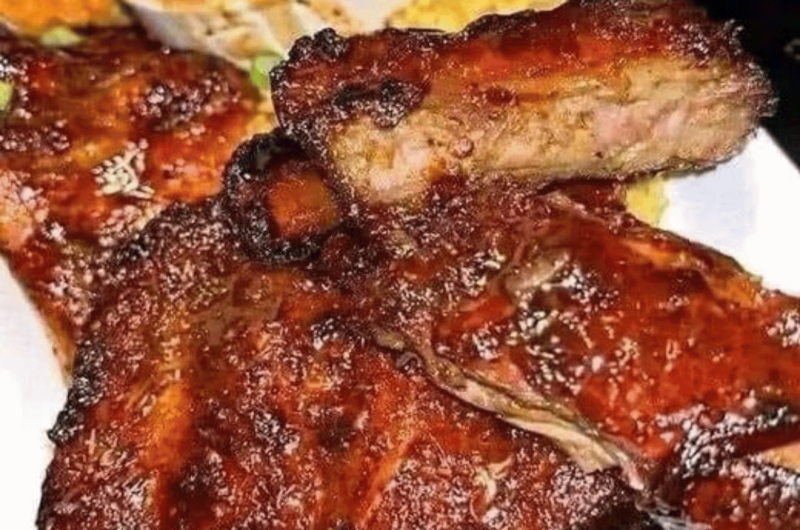 Crockpot Barbecue Ribs.