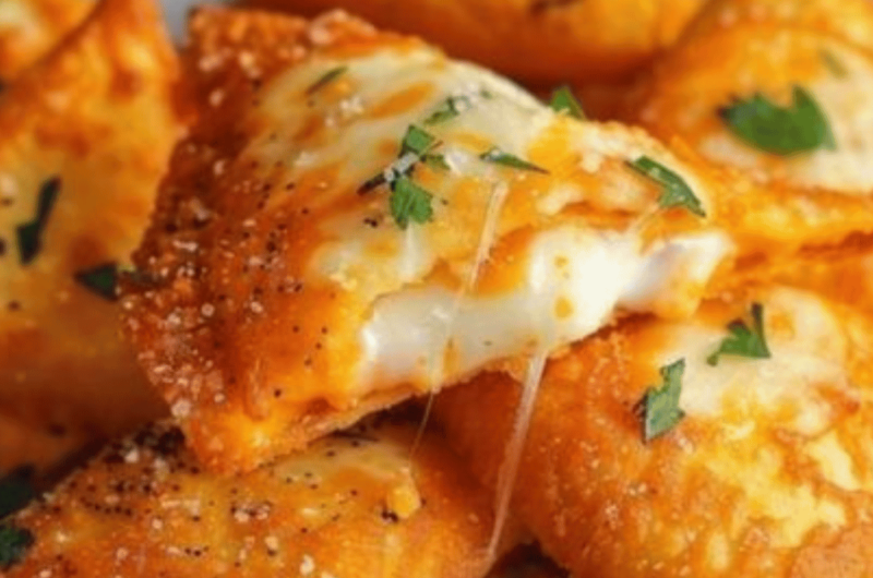 Fried Cheese Stuffed Doritos