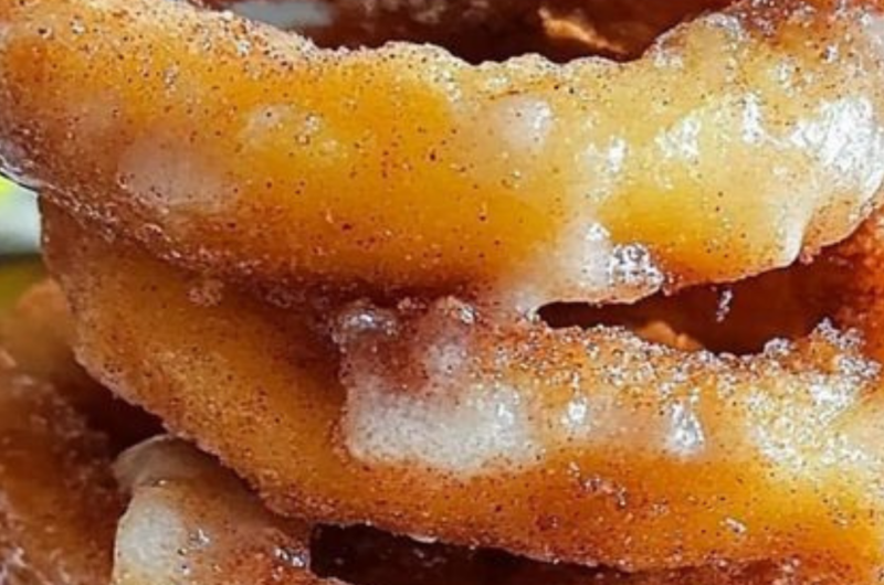 Fried Cinnamon Apple Rings