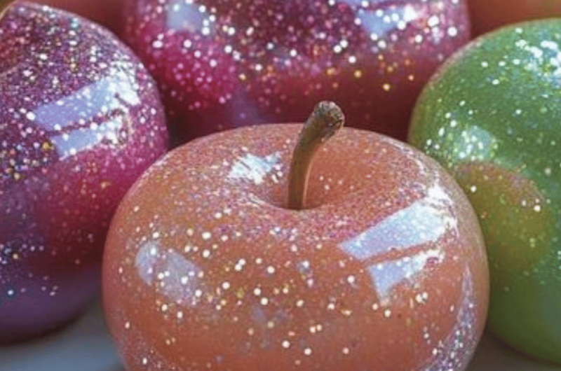 Glitter-Dipped Candy Apples