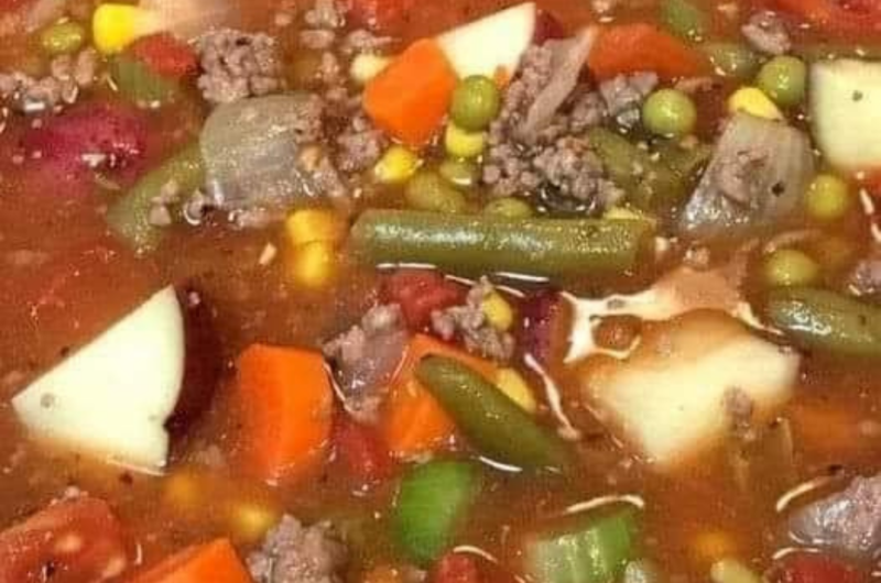 Ground Beef Vegetable Soup