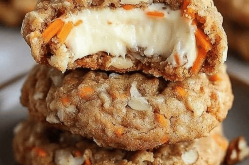 Irresistible Carrot Cake Cheesecake Cookie