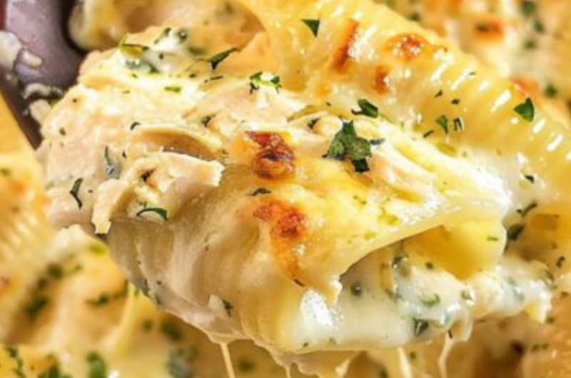 Million Dollar Chicken Alfredo Stuffed Shells