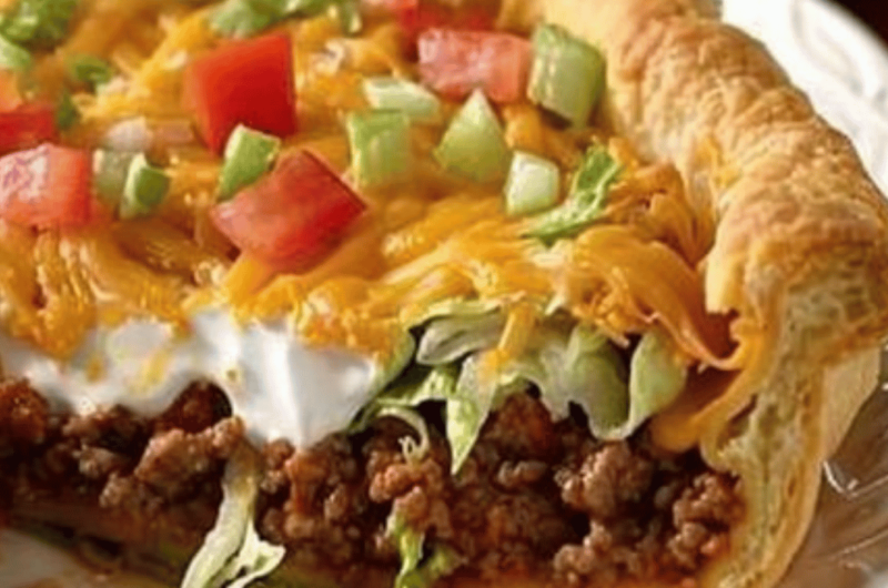 Pillsbury Crescent Roll Taco Bake