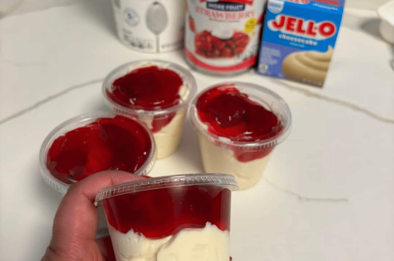 Strawberry Cheesecake Cups