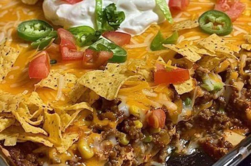 Walking Taco Casserole