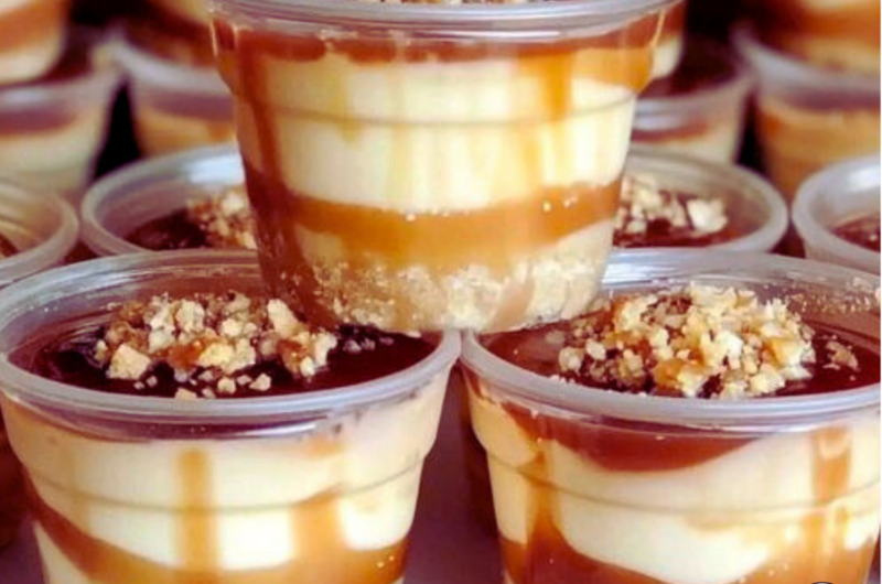 Caramel Apple Dessert Cups