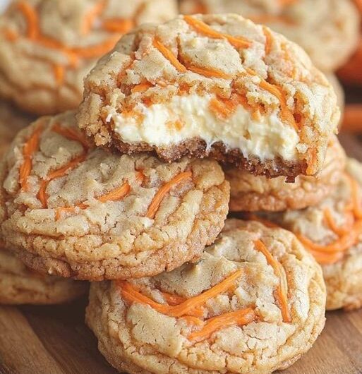 Carrot Cake Cheesecake Cookies