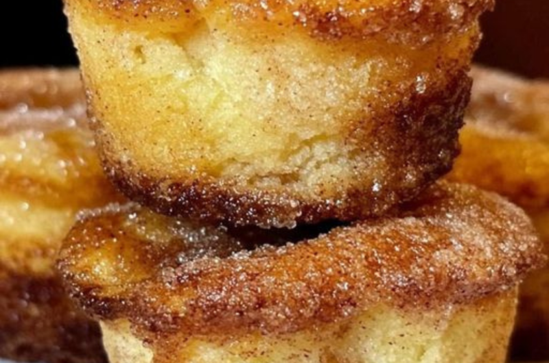 Cinnamon Sugar French Toast Muffins