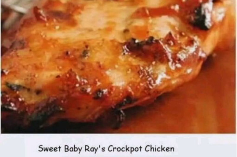 Sweet Baby Ray’s Crockpot Chicken