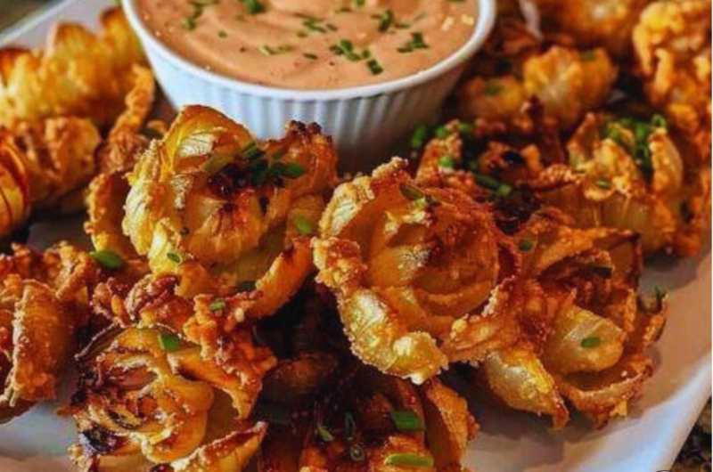 Mini Air Fryer Blooming Onions