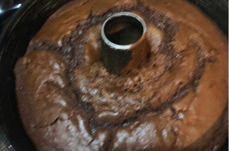 BUTTERMILK CHOCOLATE POUND CAKE