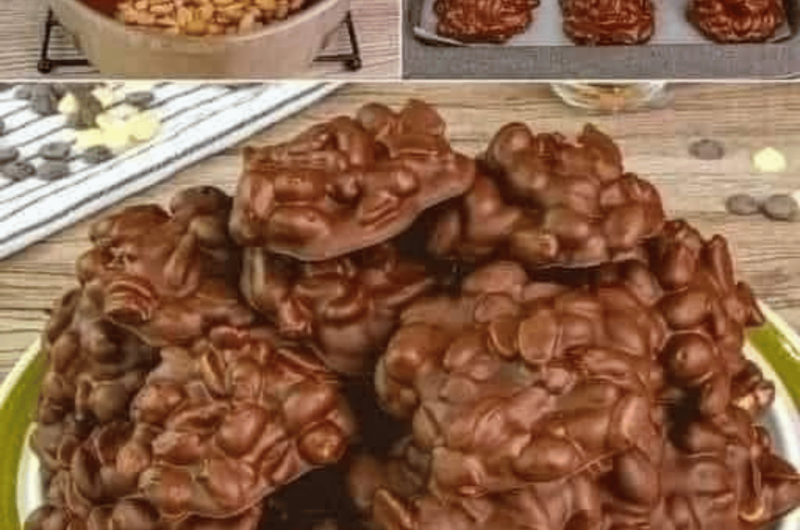 CHOCOLATE PECAN TURTLE CLUSTERS