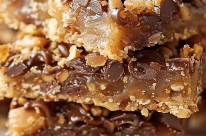 Cake Mix Toffee Bars