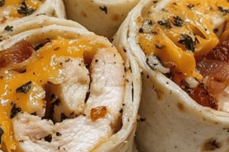 Chicken Bacon Ranch Pinwheels