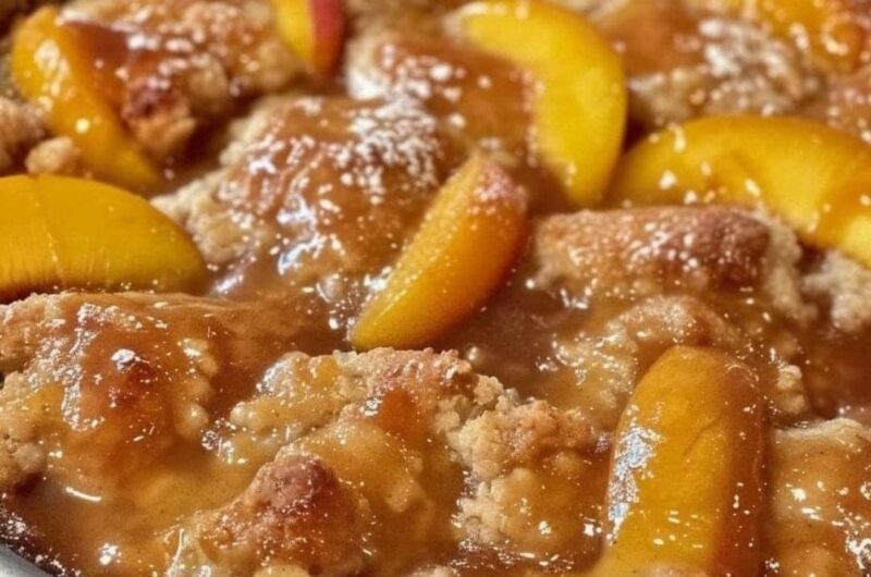 Old Time Oven Peach Cobbler Recipe