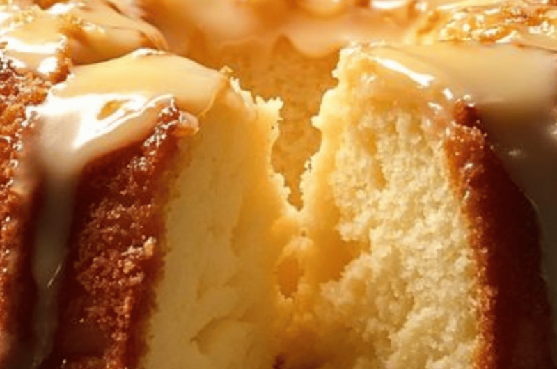 Pineapple Cream Cheese Pound Cake