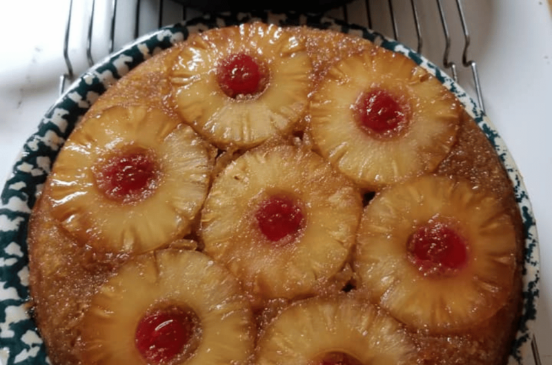 Pineapple upside down cake