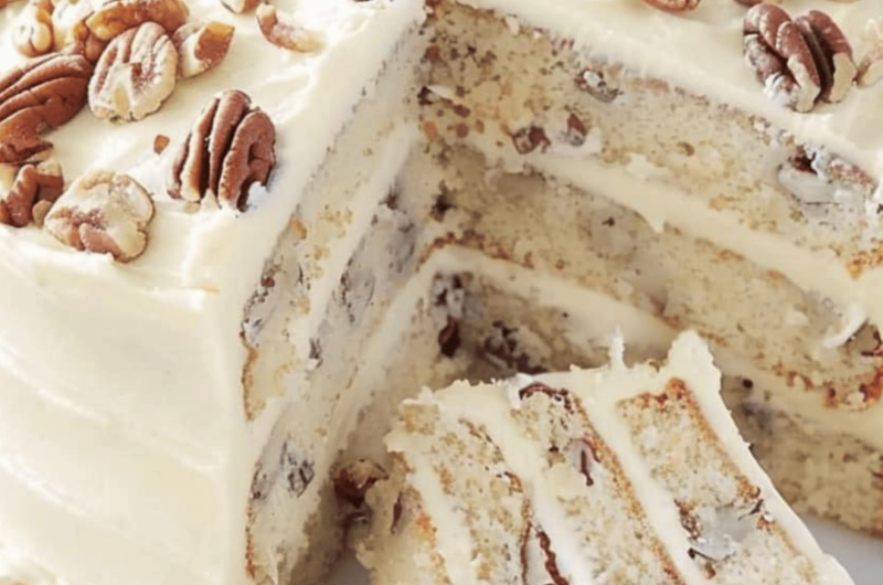 BUTTER PECAN CAKE!