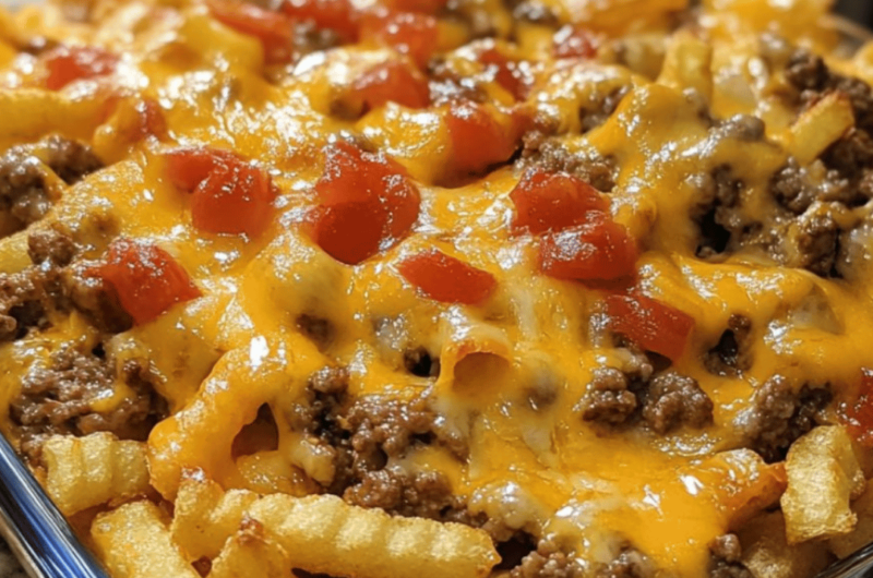 Cheeseburger French Fry Casserole