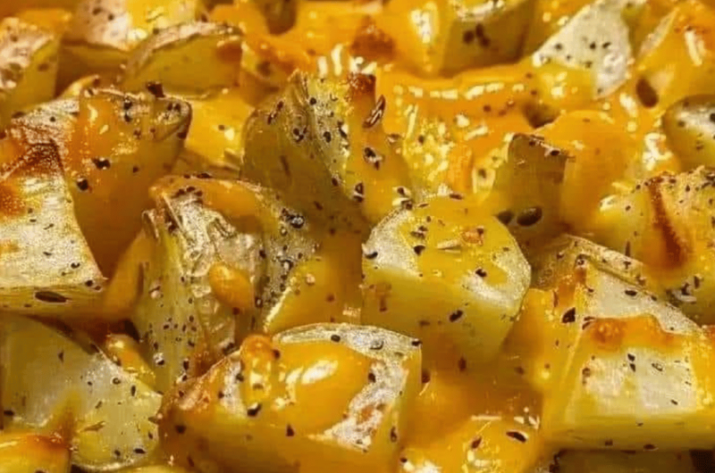 Cheesy Ranch Oven Roasted Potatoes