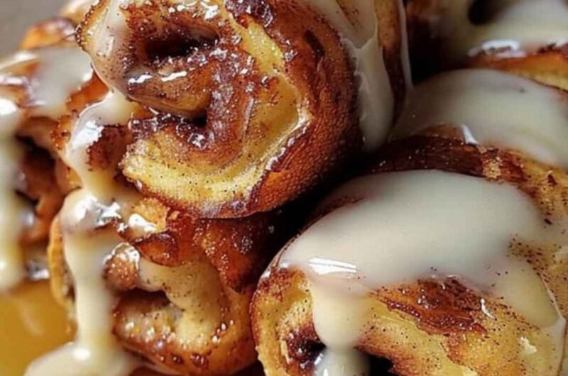 Cinnamon Roll French Toast Roll-Ups