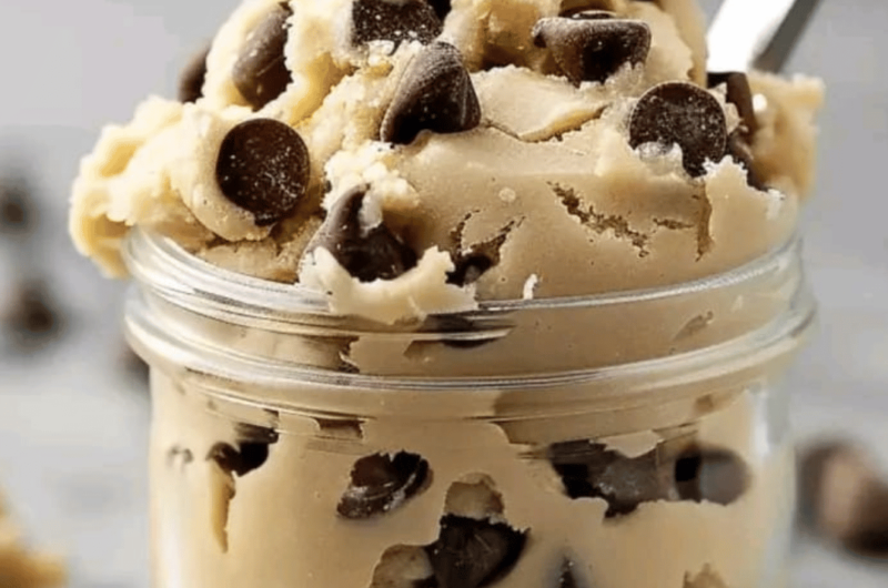 Edible Cookie Dough for One