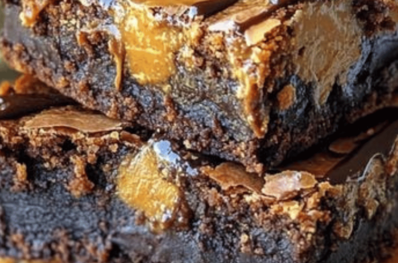 Fudgy Peanut Butter Brownies