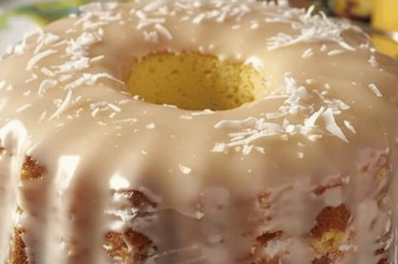 Pina Colada Pound Cake