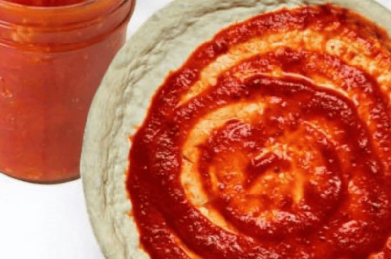 Homemade Pizza Dough and Pizza Sauce