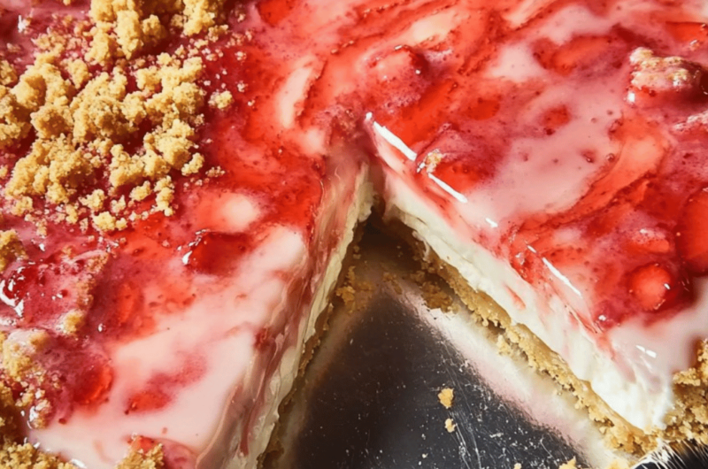 Strawberry Crunch Cheesecake