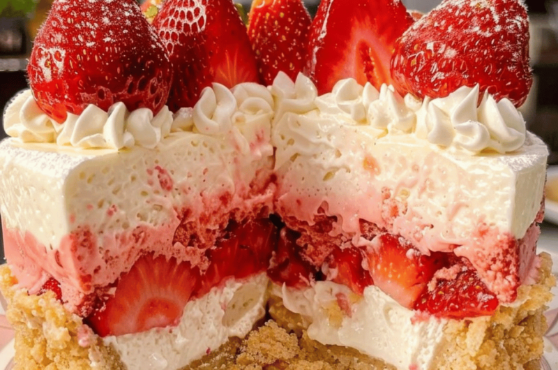 Strawberry Shortcake Cheesecake