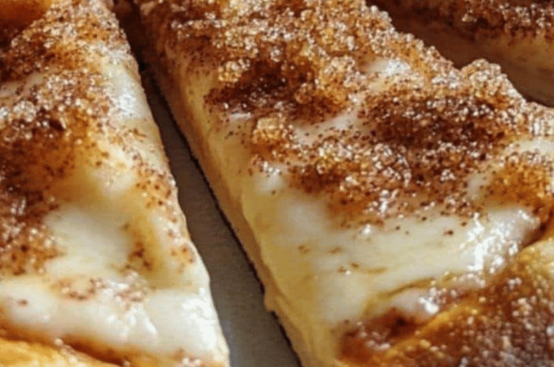 Sweet and Crunchy Cinnamon-Sugar Pizza