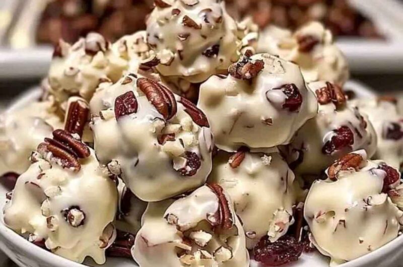 White Chocolate Cranberry Pecan Clusters