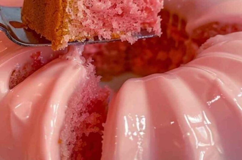 Strawberry Buttermilk Pound Cake